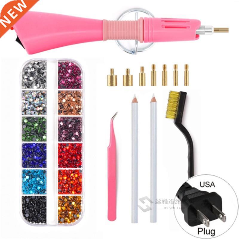 4000pcs 2 Boxes Mix Color DMC Hot Fix Rhinestones Set Hotfix