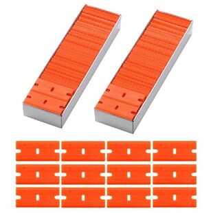 200PCS Plastic Razor Blades Double Edge Razor Blades