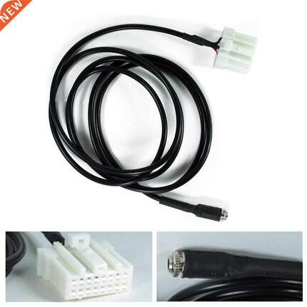DIY Car AUX In Input Female Jack Interface Cable Adapter For
