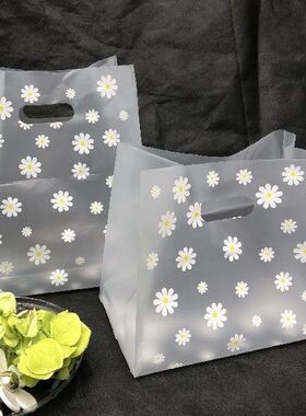 25pcs Flower Pattern Packing Bag Transparent Gift Bag