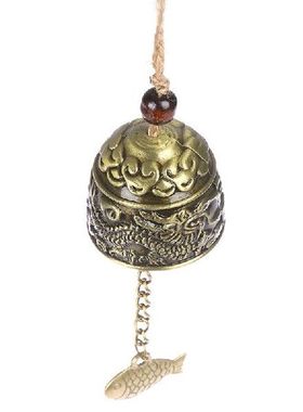 1pc Good Luck Dragon/Fish Feng Shui Bell Blessing Fortune