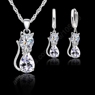 Jewellery Sets Accessories Genuine 925 Sterling Silver  Cubi