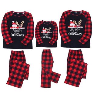 Christmas Family Matching Pajamas Mom Daughter Dad Son