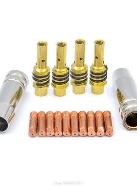 16 Pak Nozel Las 15AK 1.0Mm Ujung Kontak dengan Pegangan