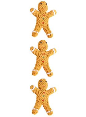 Toy Puppy Dog Squeaky Teething Chew Pet Cotton Rope Chewing