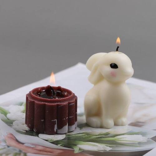 Easter 3D Rabbit Silicone Mold Fondant Cake Tool Drip Glue