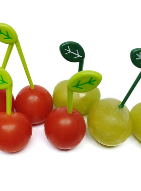 10pcs Leaves Fruit Fork Picks Kids Snack Dessert Decoration