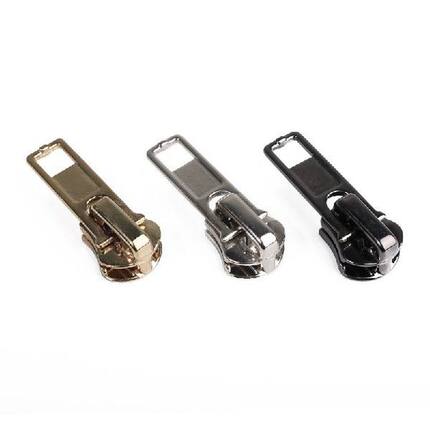2Pcs Metal Zipper Sliders for 5# Zipper Puller Detachable