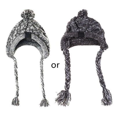 K1MF Topi Anjing Hangat Musim Dingin Tutup Kepala Hewan