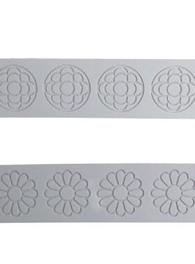 Lace Round Flowers Silicone Sugarcraft Mold Fondant Mat