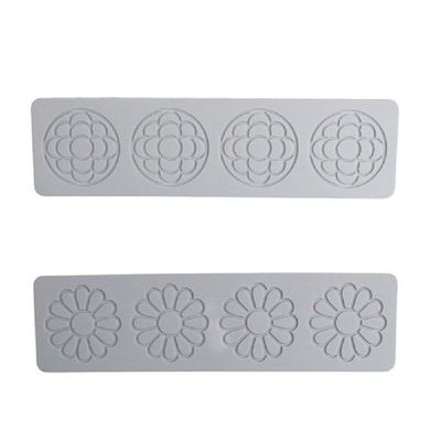 Lace Round Flowers Silicone Sugarcraft Mold Fondant Mat