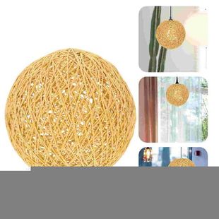 Shade Lamp Light Pendant Lampshade Rattan Cover Wicker Woven