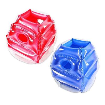 2Pcs Iatable Body Bucket Bumper Ball Children Sumo Bumper