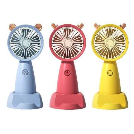 Mini Handheld Fan Cute USB Rechargeable Pocket Handheld