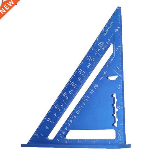 7 Inch Triangle Ruler Protractor Gauge Woodworking Measureme