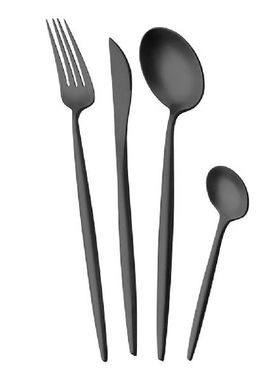 1 Set Stainless Steel Dinnerware Fork Food Cutter Kit