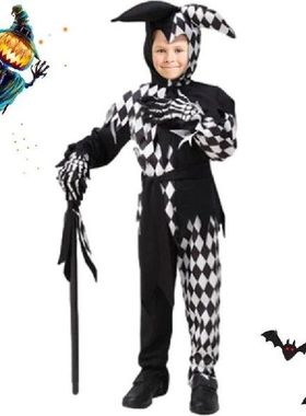 Boys Clown Costume Jester Clown Costume Scary Clown