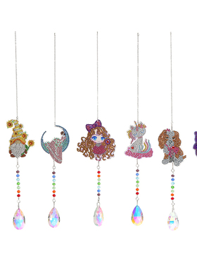 DIY 5D Diamond Painting Catchers Set Wind Chime Catching