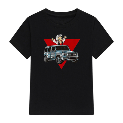 Kids 100% Cotton T Shirts Merch A4 Gelik Print Casual Family