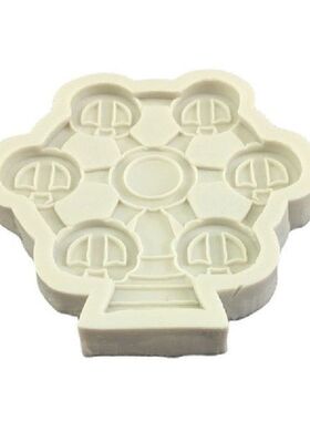 K1MF 3D Ferris Wheel Bentuk Dapur Memanggang Cetakan