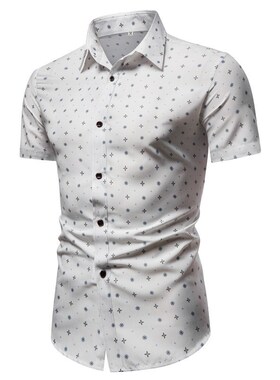 Summer 男Shirts For Men Shirt Mens Clothes Man Solid Holiday