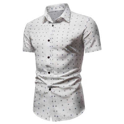 Summer 男Shirts For Men Shirt Mens Clothes Man Solid Holiday