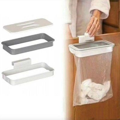 Portable Plastic Garbage Hanging Bag Kitchen Trash Storage