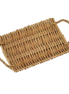 Bread Fruit Rattan Storage Tray Food Storage Baskets With