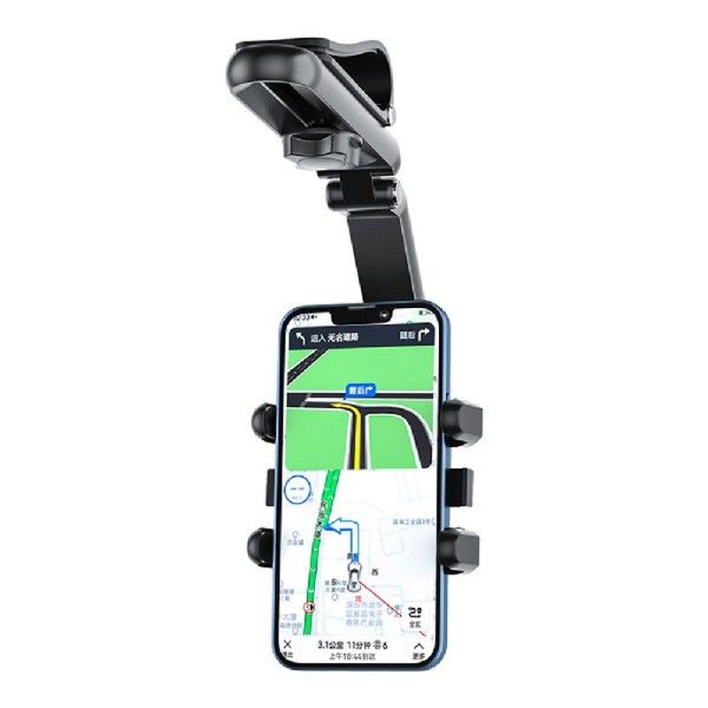 Car Phone Holder Multifunction 1080 Rotation Auto Rearview
