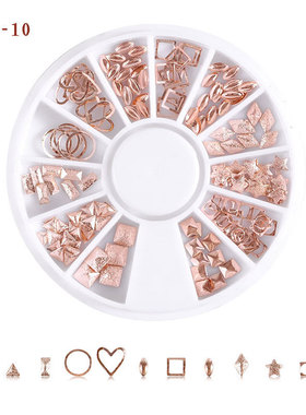 1Pcs Kawaii Fashion 3D Stars Fake Nails Matte False Nail