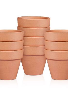 BESTOMZ 10Pcs Small Mini Terracotta Pot Clay Pottery