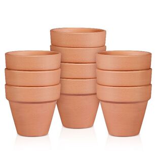 BESTOMZ 10Pcs Small Mini Terracotta Pot Clay Pottery