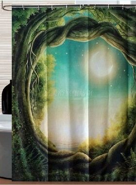 Forest bathroom waterproof shower curtain 180*180 cm Dream