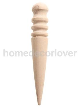 Leathercraft Wood Edge Slicker Round Multi Size Burnisher