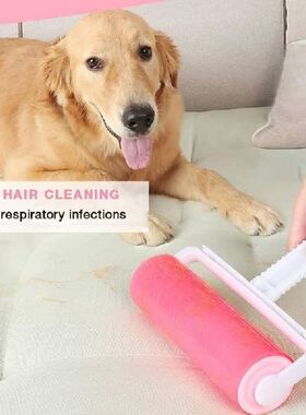 Reusable Lint Remover Hair Brush Sticky Roller Washable