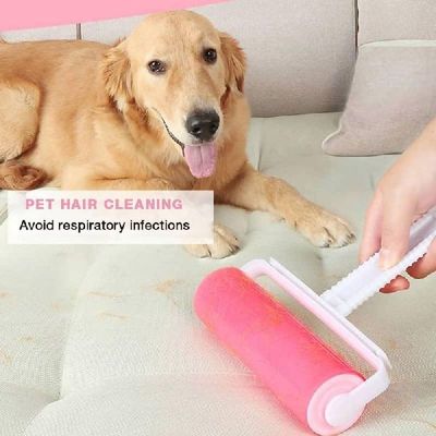 Reusable Lint Remover Hair Brush Sticky Roller Washable