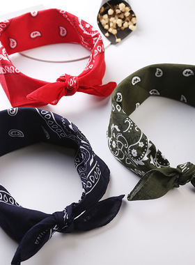 New Arrived Unisex Hip Hop Black Bandana Fashion Headwear H