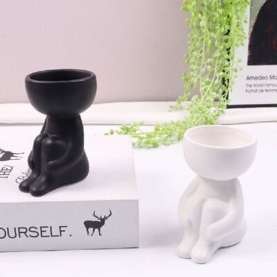 Creative Humanoid Ceramic Flower Pot Vase Flower