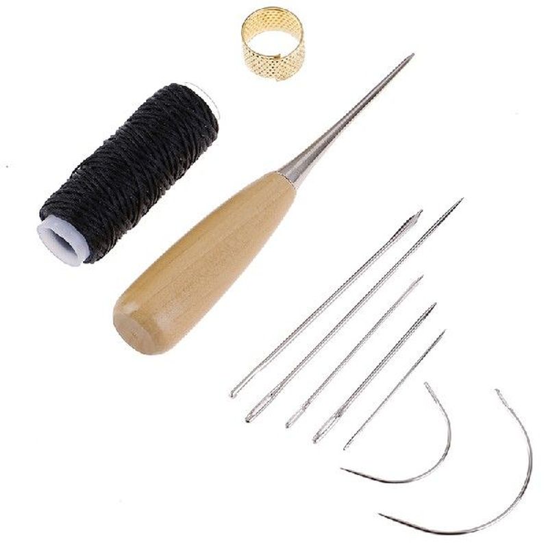 10Pcs/Set Furs Leather Sewing Needles Stitching Sewing