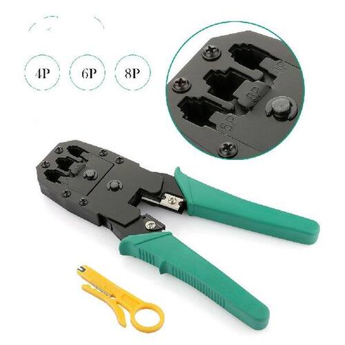 Portable Ethernet Network Cable Crimper Cutting Tools Kits