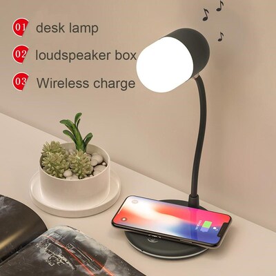 L4 LED Table Lamp Bluetooth Speaker Wireless Charging Speake