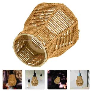 Cover Pendant Rattan Ceiling Lampshade Shade Lamp Light