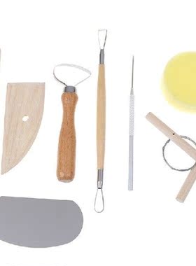 8pcs Practical Wood Knife Pottery Tool Pottery Tool Set