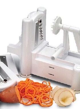 1PC 3 in 1 Hand-Cranked Spirality Fruit Chopper Vegetable