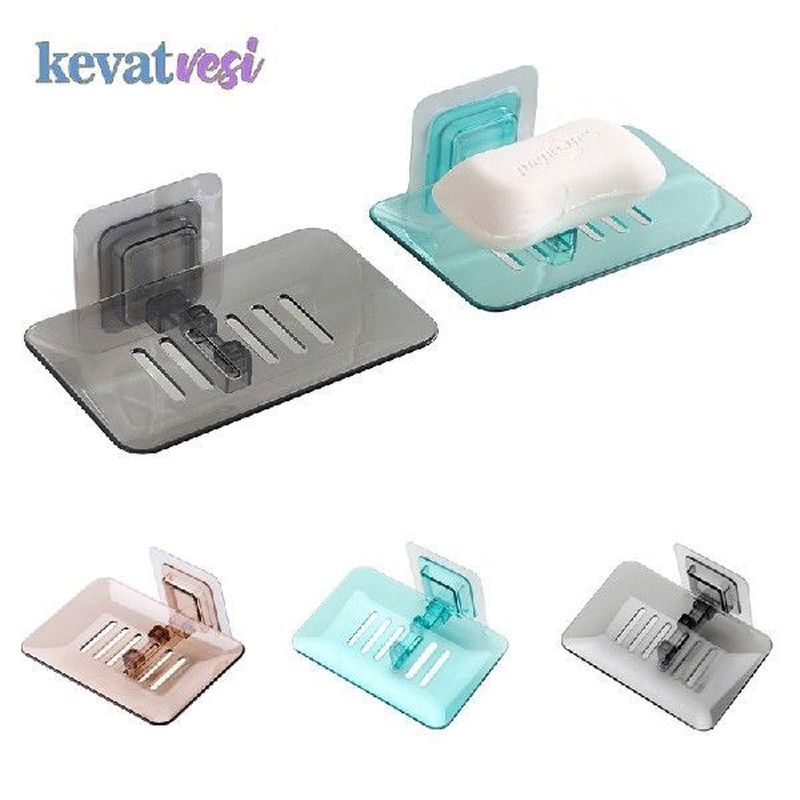 Wall Hanging Drain Soap Box Bathroom Soap Holder Tray