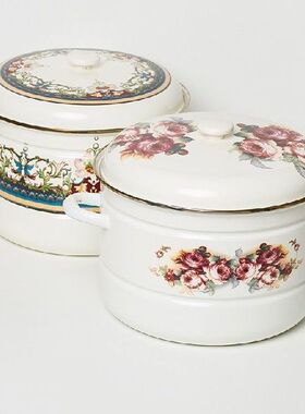 30CM 11L thick enamel double boiler pot for induction