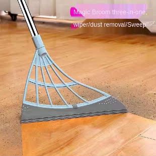 Mop dual-use foldable broom dustpan broom and stainless