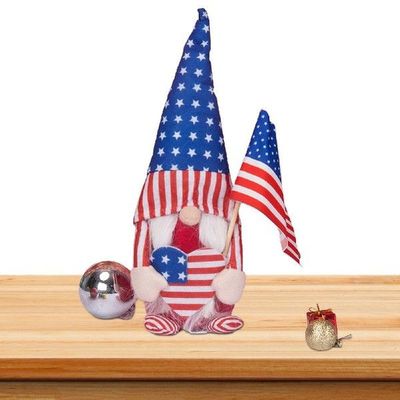 Independence Day Faceless Gnomes Doll Patriotic 4th Of July