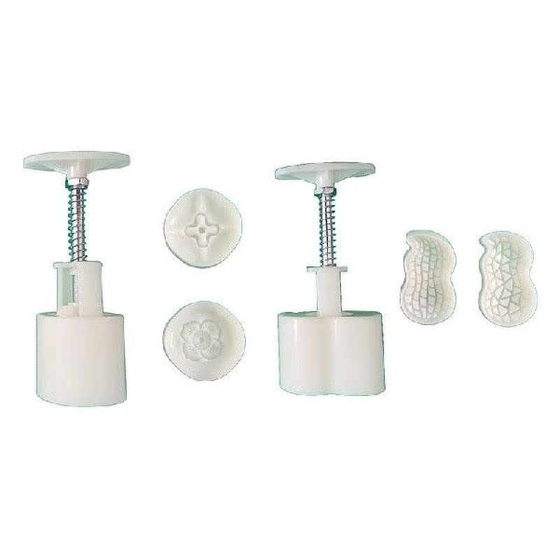 896A DIY Mooncake Mold Hand Press Mooncake Stamps Pastry