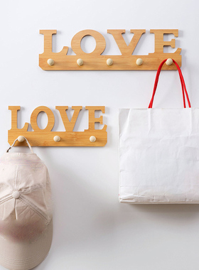 1PCS Towel Hooks Vintage LOVE Hook Clothes Key Holder Hat